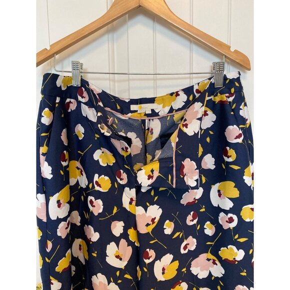 Boden Floral Wide-Leg Trousers, Size 12R - Picture 3 of 13